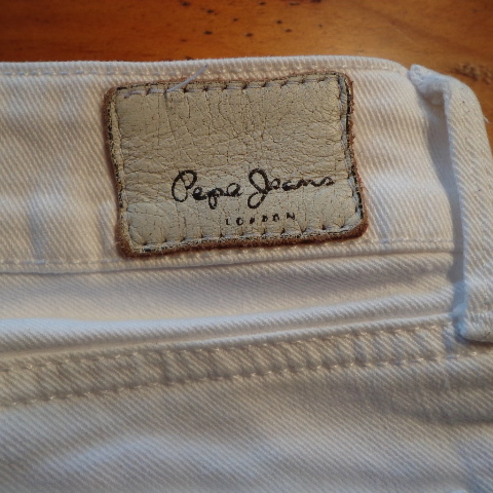 Pepe Jeans London White Slim Leg 27/30" - Picture 7 of 8